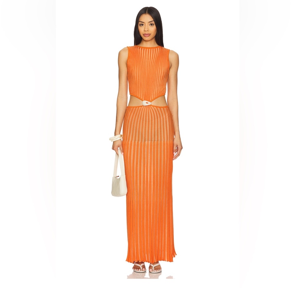 Baobab Blade Maxi Dress in Granita Orange